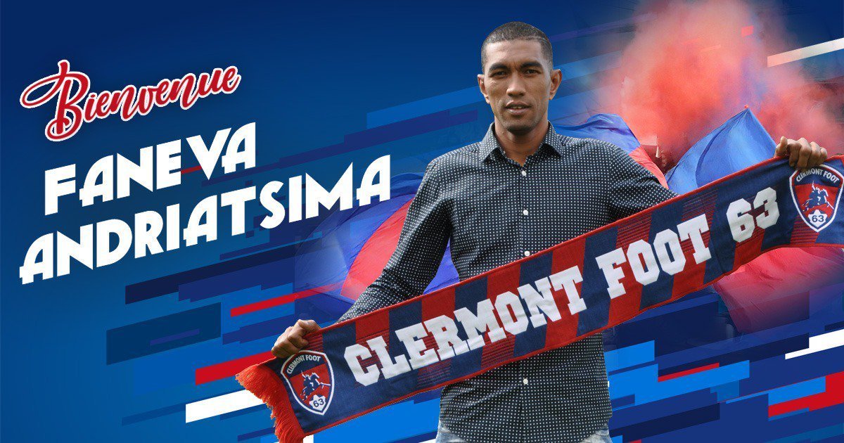 Faneva Andriatsima renforce l'attaque du Clermont Foot 63