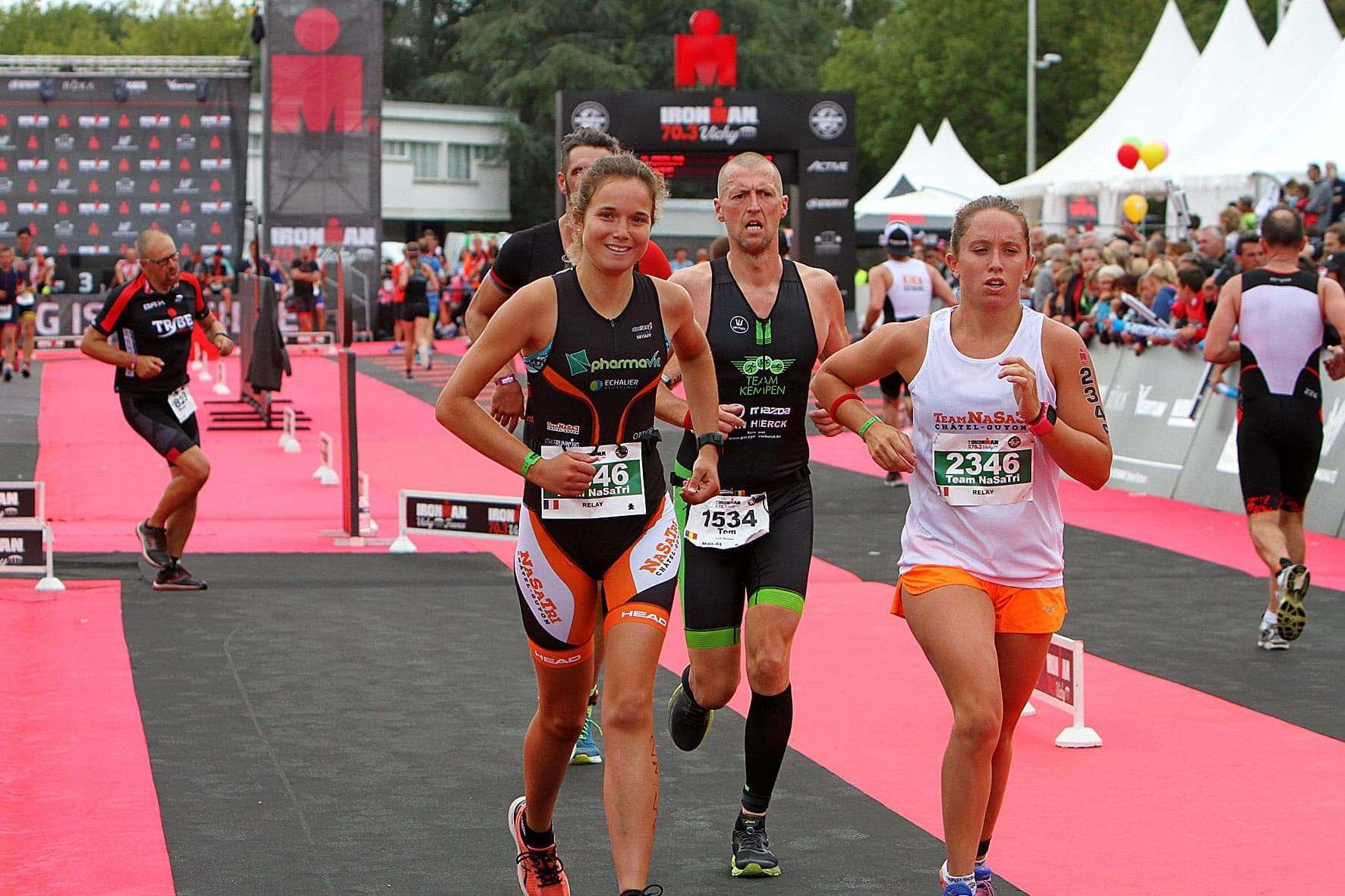 Victoire pour le relais féminin NaSaTri à Vichy