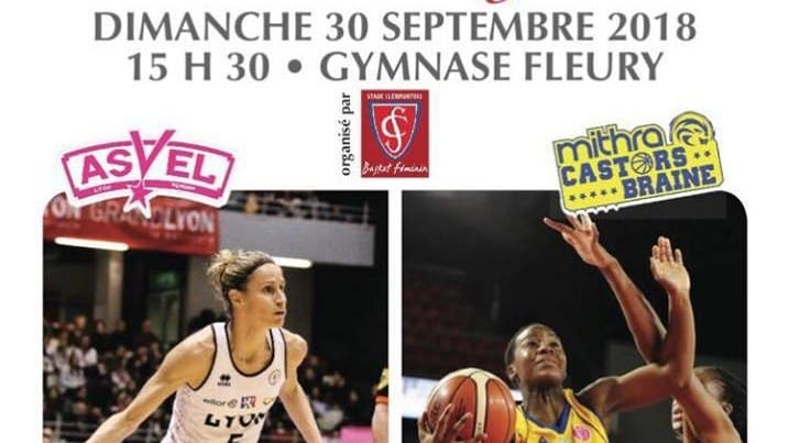 Match de Gala à Fleury entre l'ASVEL et les Castors de Braine