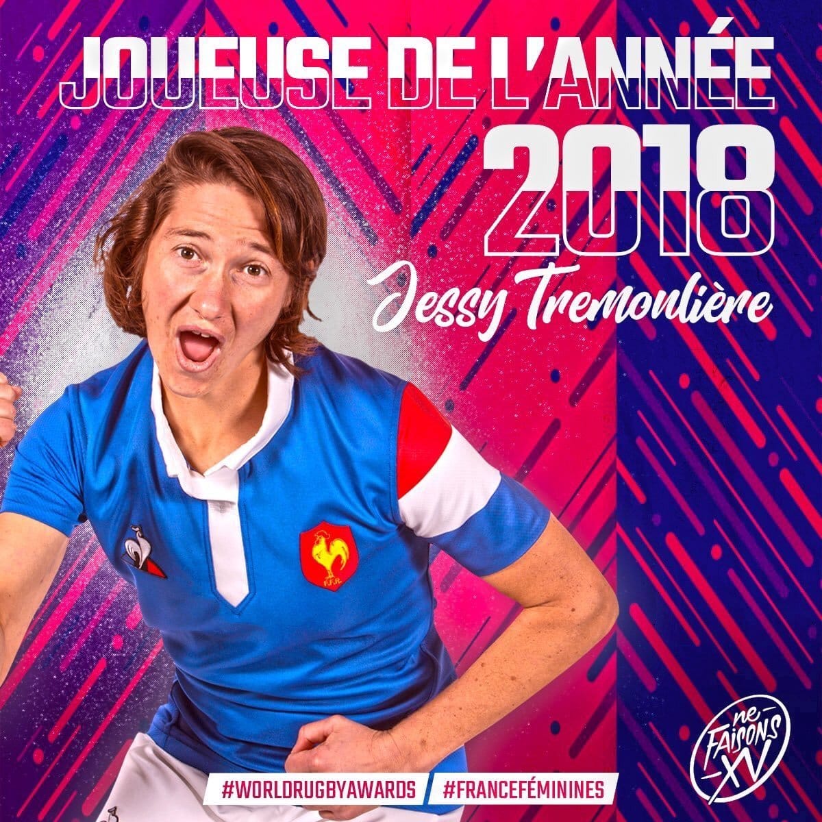 Jessy Trémoulière, meilleure joueuse du monde !