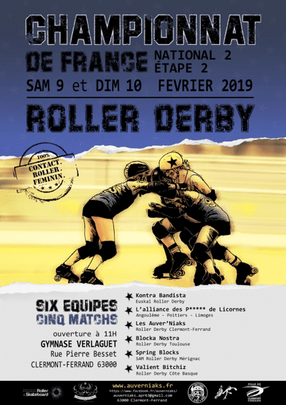 Roller Derby : championnat de France - 4ème édition