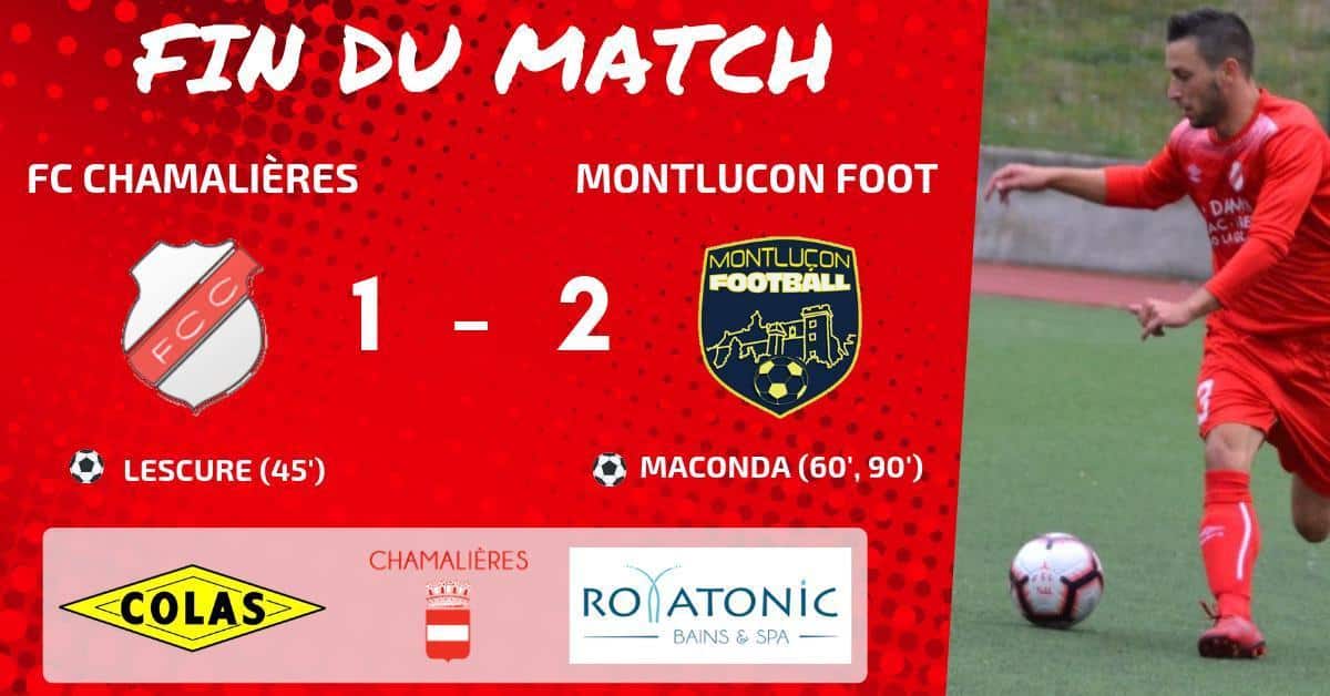 Le FC Chamalières surpris par Montluçon