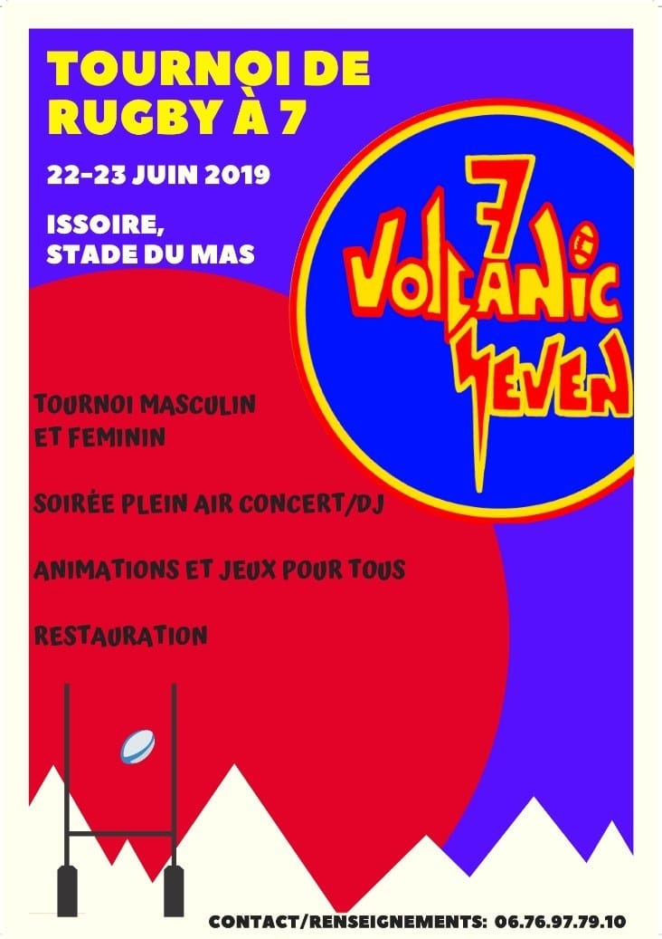 Tournoi Volcanic Seven, le futur du rugby à 7 Auvergnat