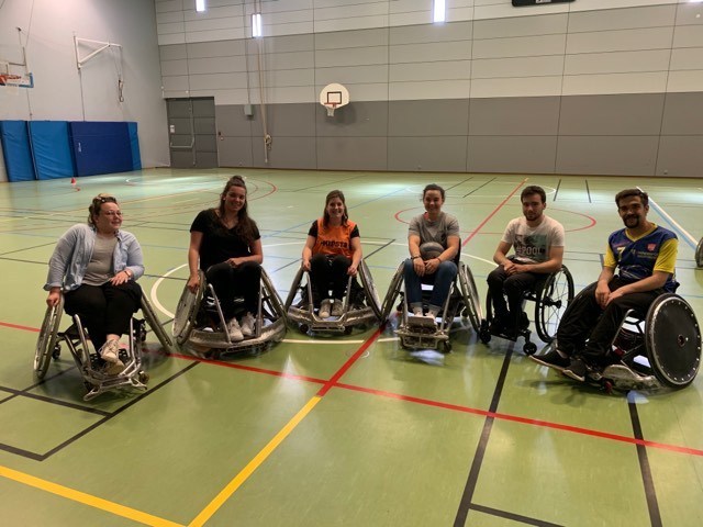 Une belle après-midi rugby fauteuil !