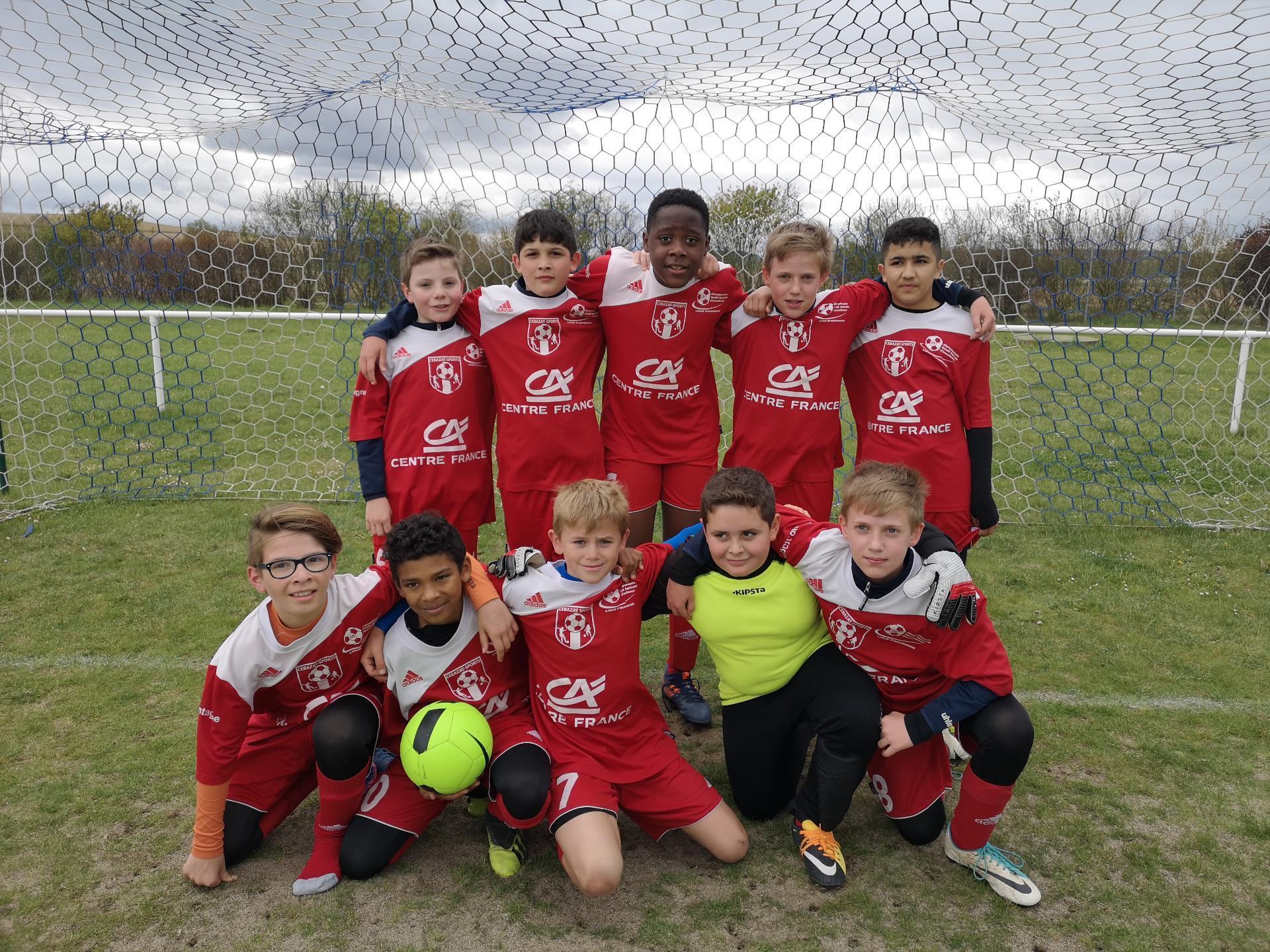 Belle fin de saison pour les U13B de Cebazat