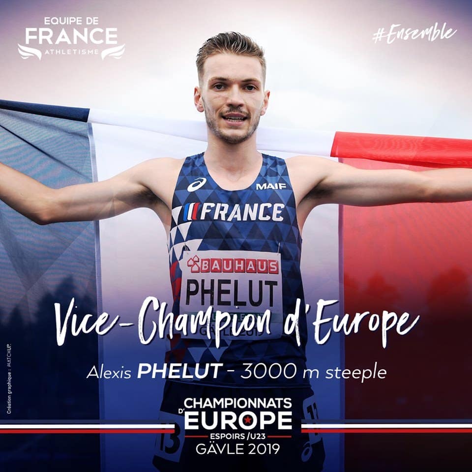 Alexis Phelut, vice-champion d'Europe au 3000m Steeple !