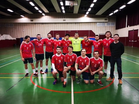 L'équipe 2 du Stade Clermontois Handball a bien travaillé