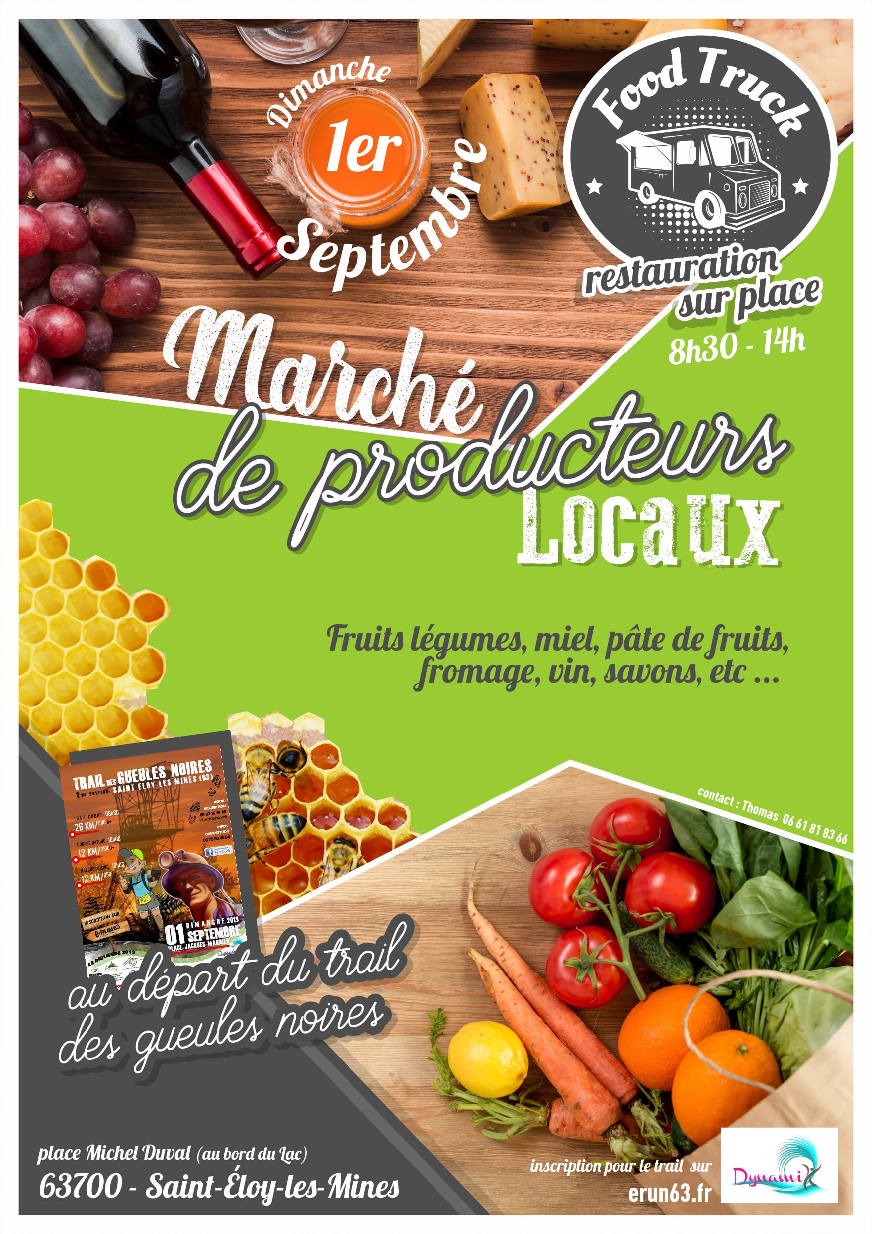 La deuxième édition du Trail des gueules noires aura son marché local !