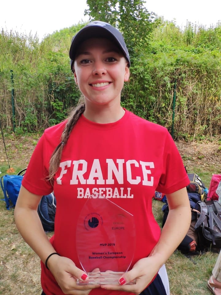 Marjorie Brunel MVP, la France championne d'Europe de Baseball !