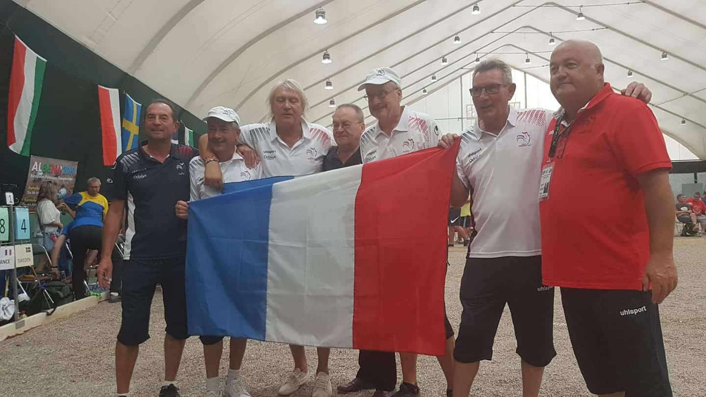 Foyot et l'Équipe de France Vétérans sur le toit de l'Europe !