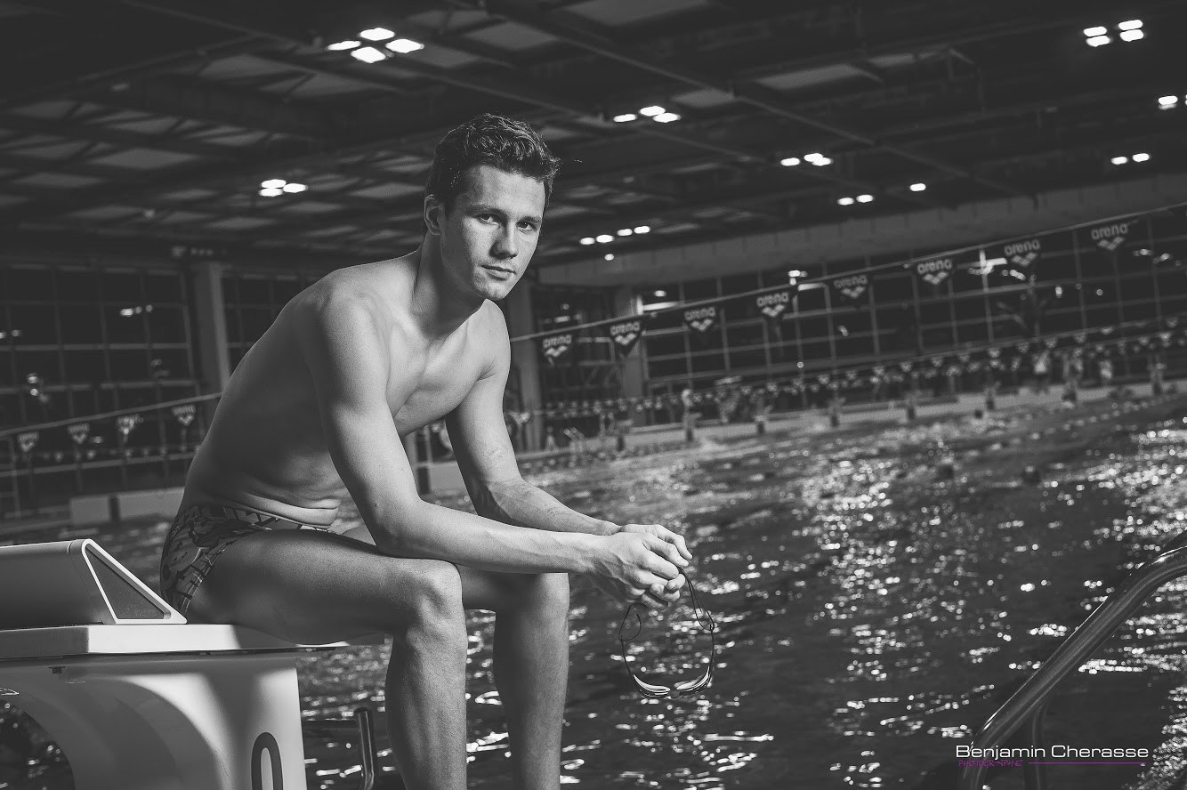 Geoffroy Mathieu, sur le podium du 200m Dos !