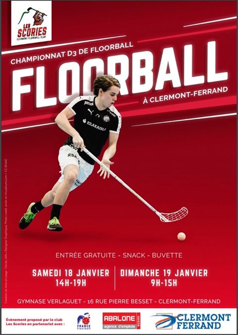 Le Floorball à l'honneur ce week-end à Clermont-Ferrand.