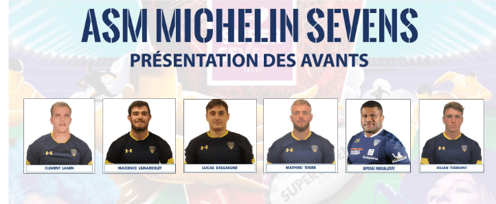 L'ASM Clermont Auvergne dévoile ses avants pour le Supersevens