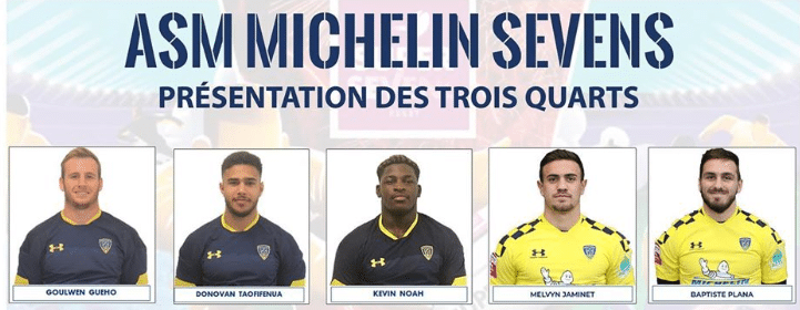 L'ASM Clermont Auvergne annonce cinq joueurs de plus pour le Supersevens