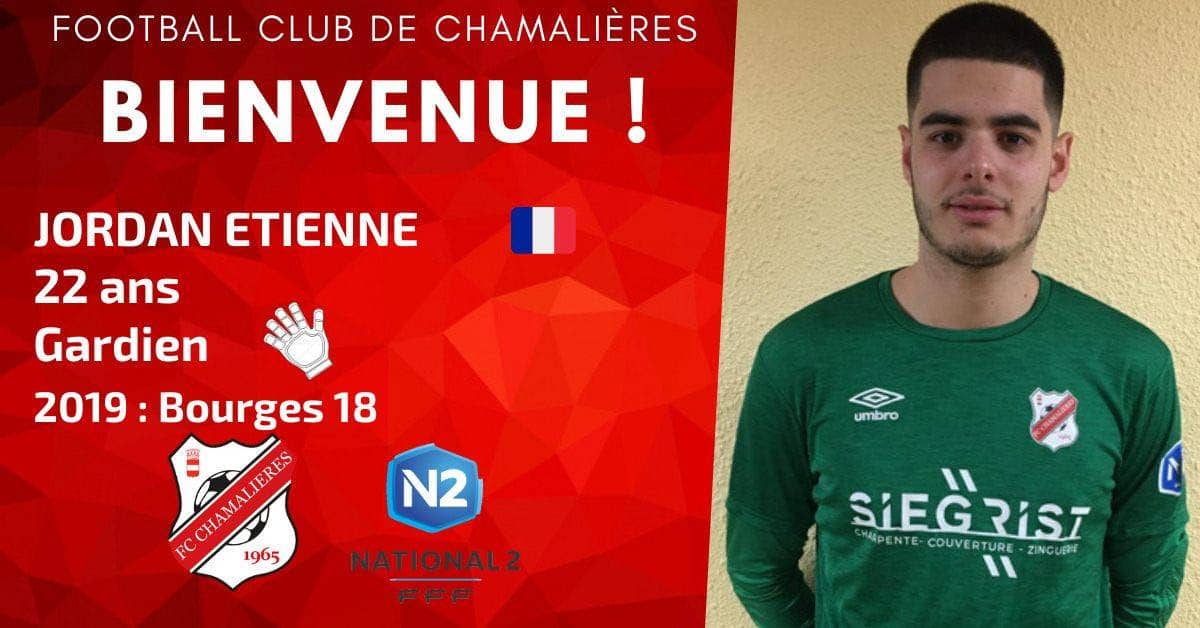 Jordan Etienne arrive au FC Chamalières