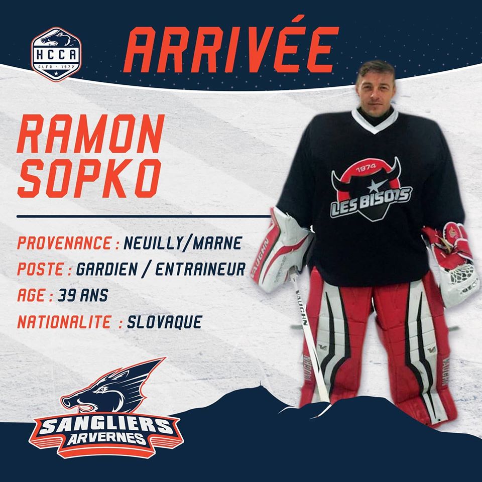 Double casquette pour Ramon Sopko chez les Sangliers