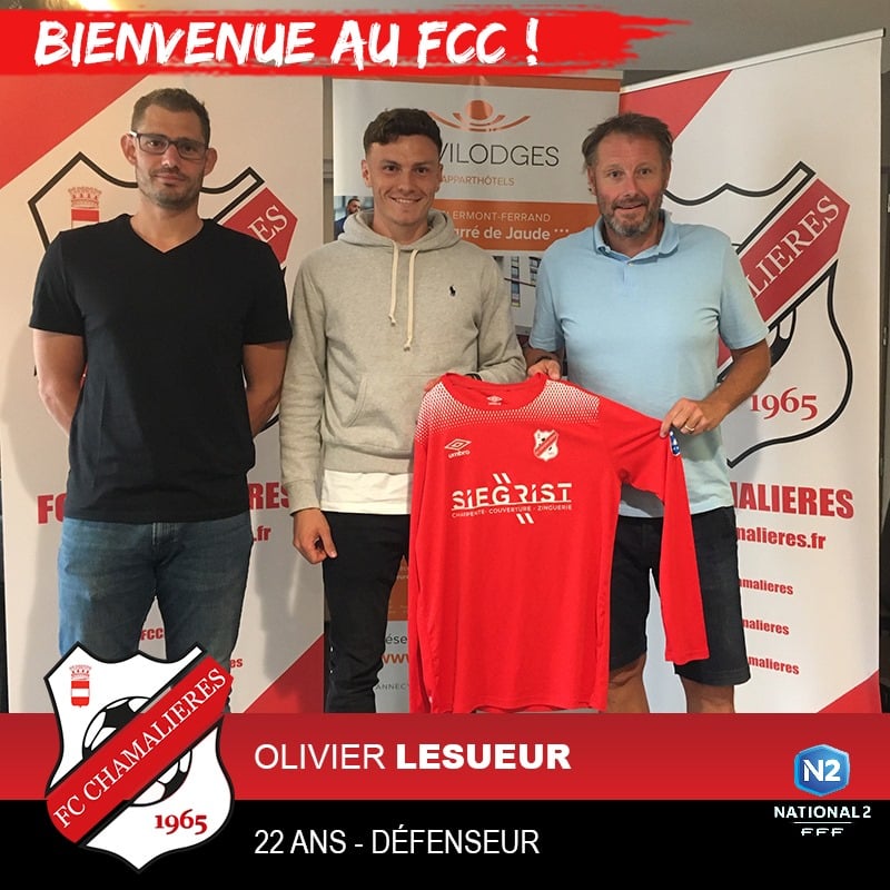 Nouvelle arrivée pour le FC Chamalières !