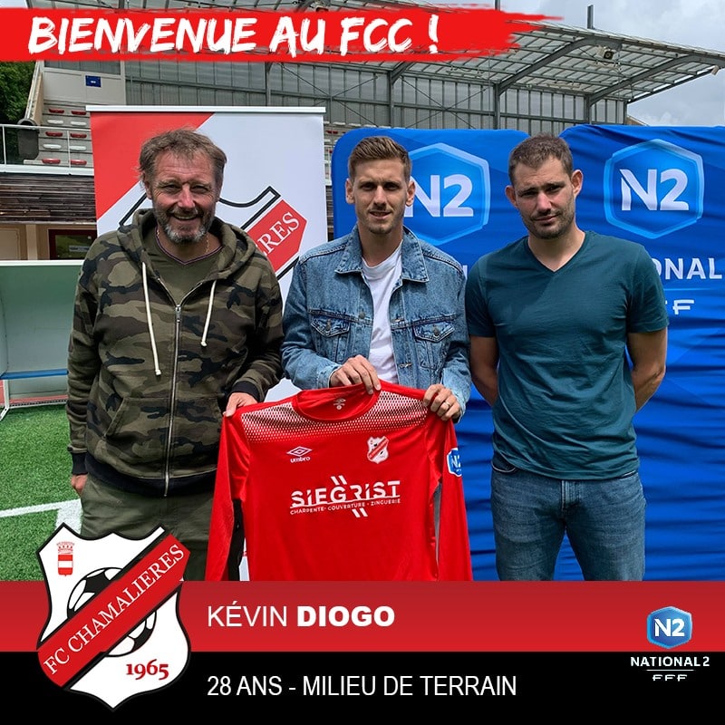 N2 : Kevin Diogo renforce le FC Chamalières