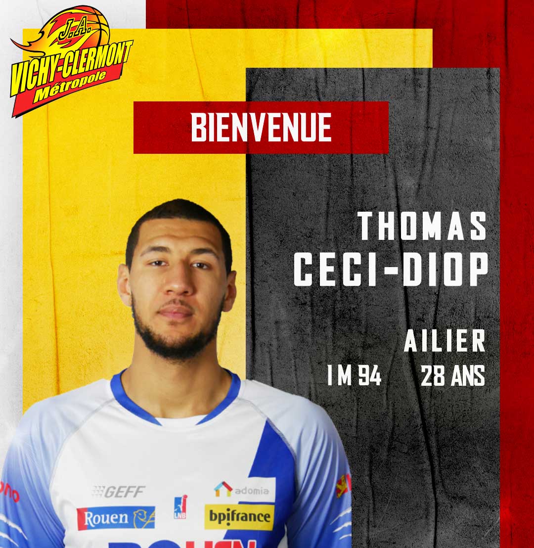 Jordan Aboudou reste, Thomas Ceci-Diop débarque à la JAVCM !