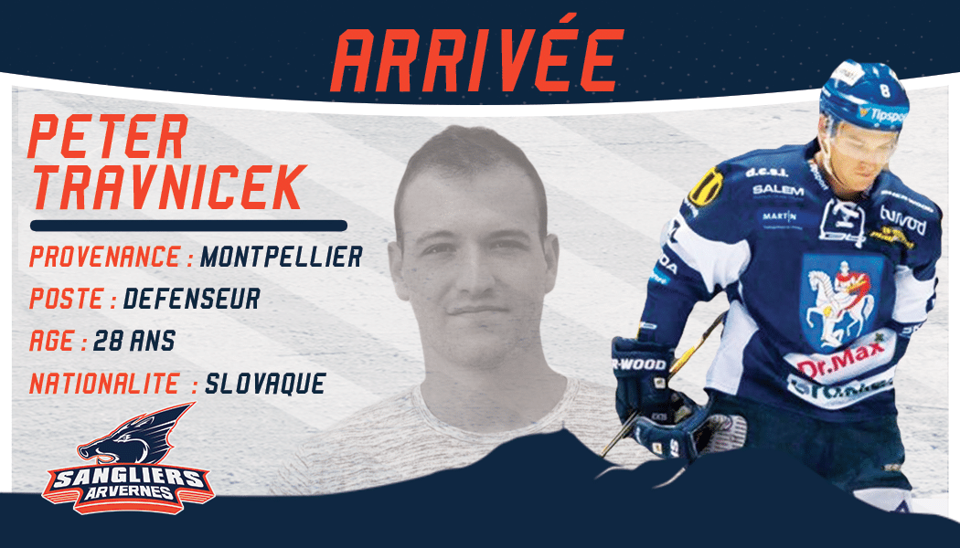 Hockey : Peter Travnicek renforce la défense des Sangliers