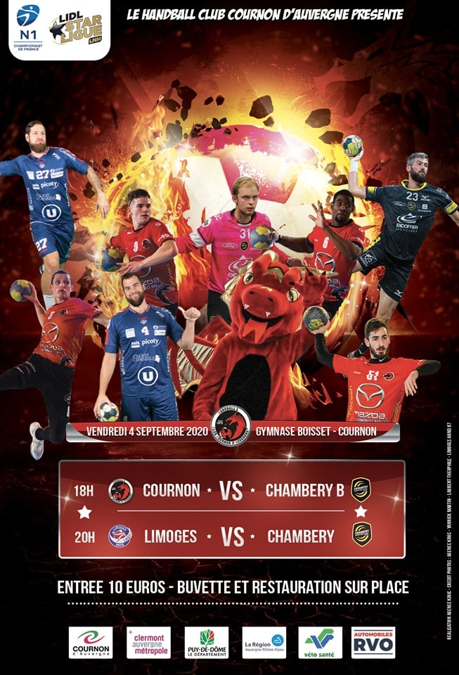 Handball : deux affiches de haut niveau à Cournon d'Auvergne à la rentrée !