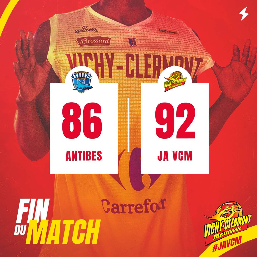 La JAVCM s'offre un succès à Antibes (92-86) !