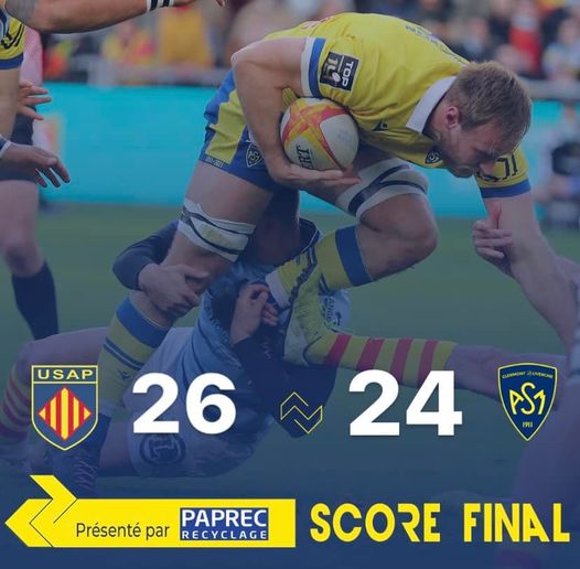 L’ASM perd sur le fil à Perpignan