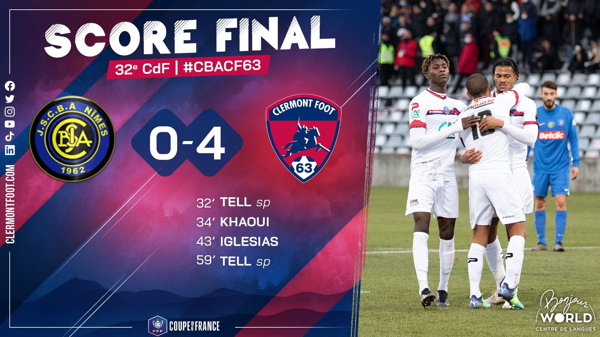 Ça passe pour le Clermont Foot