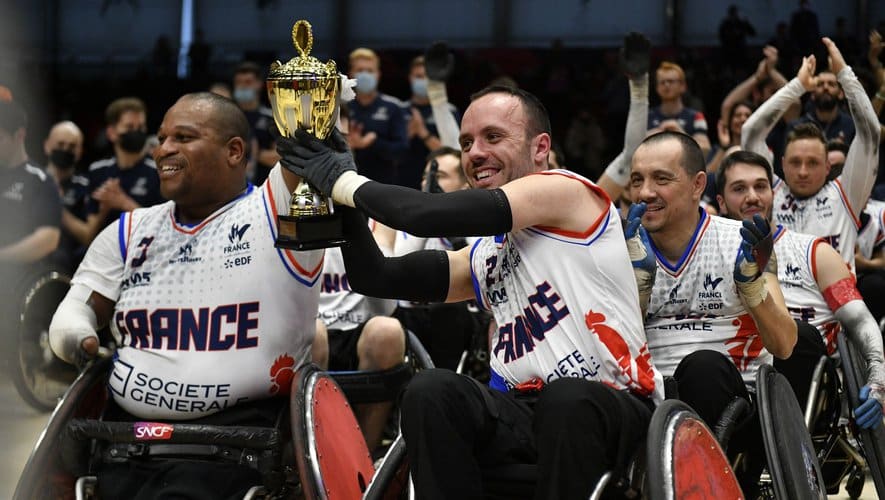 Deux asémistes champion d’Europe de rugby fauteuil