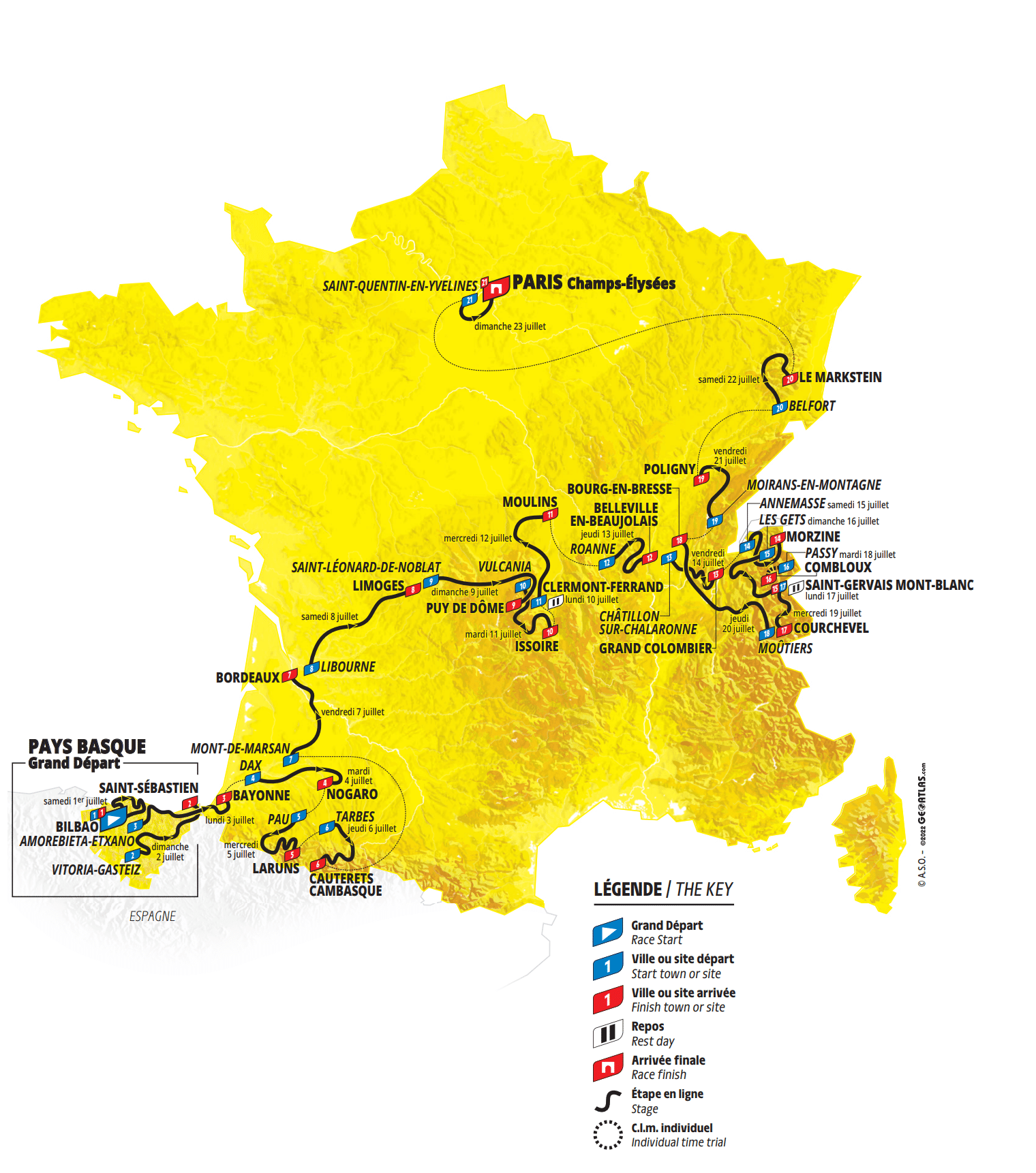 Le Tour de France 2023 passe par le Puy-de-Dôme !