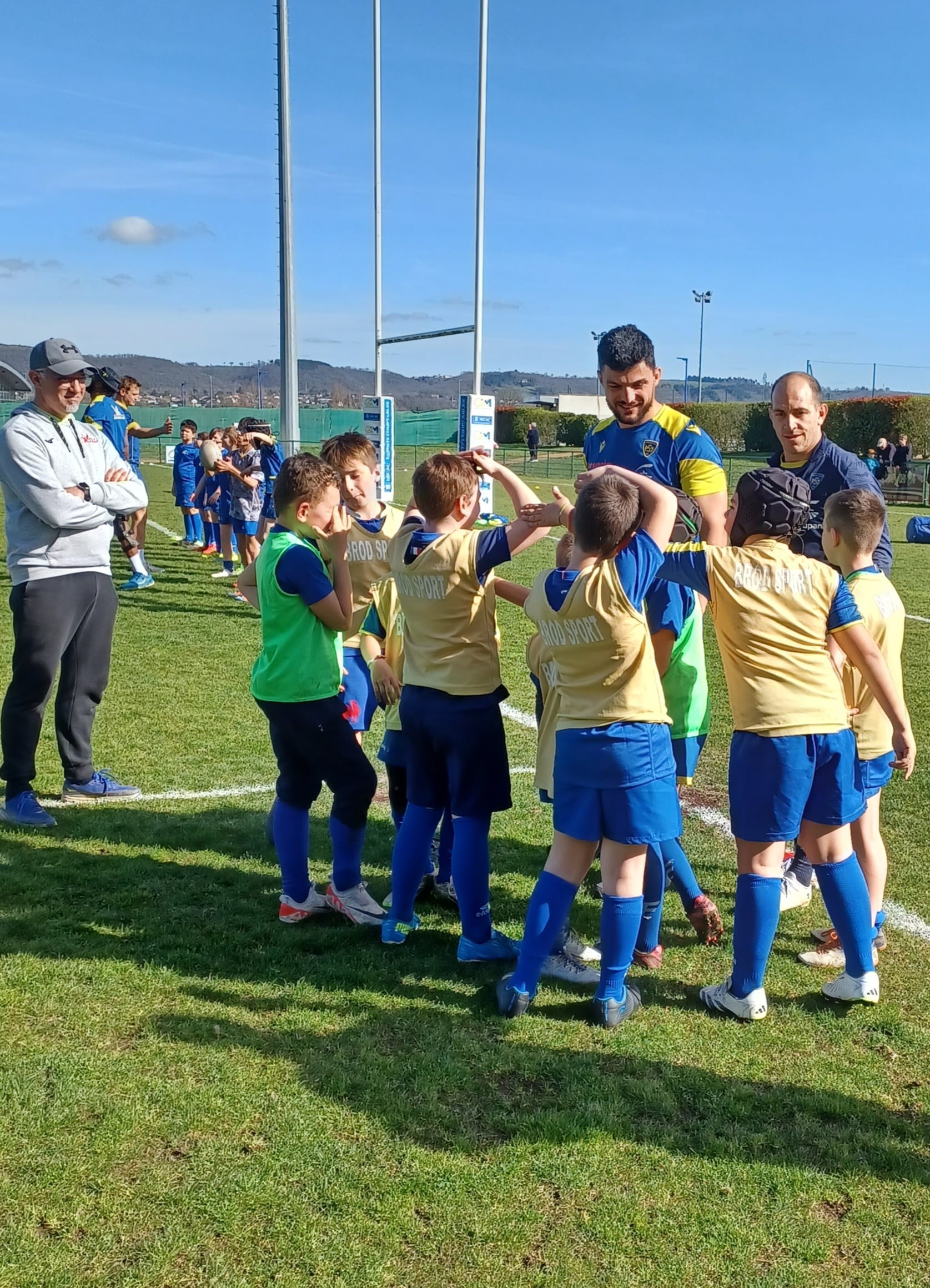 Journée jaunarde réussie à Montluçon, hier, pour l'ASM Clermont Auvergne !